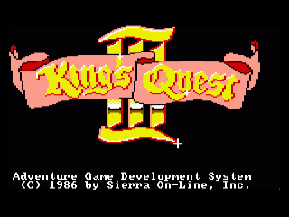 King's Quest III: To Heir Is Human title screen for Amiga